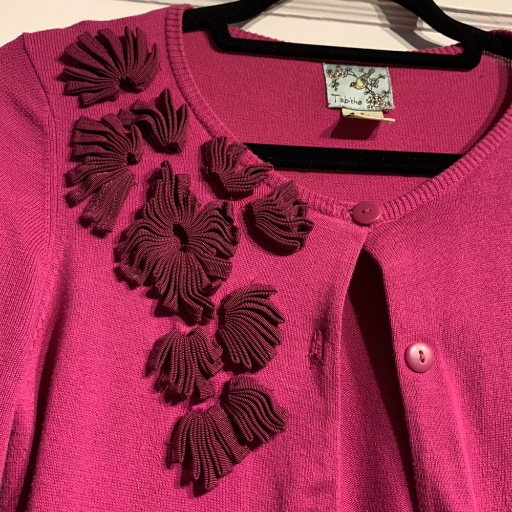 Anthropologie - Tabitha ribbon detail cardigan